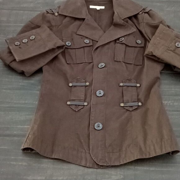 Urban life button down jacket size medium in Brown - Picture 4 of 6